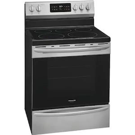 Frigidaire Gallery 30IN Freestanding Electric Range with Steam Clean